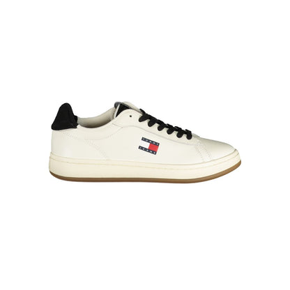 Tommy Hilfiger White Polyester Sneaker