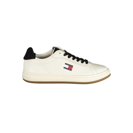 Tommy Hilfiger White Polyester Sneaker