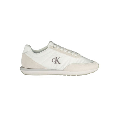 Calvin Klein White Polyester Sneaker
