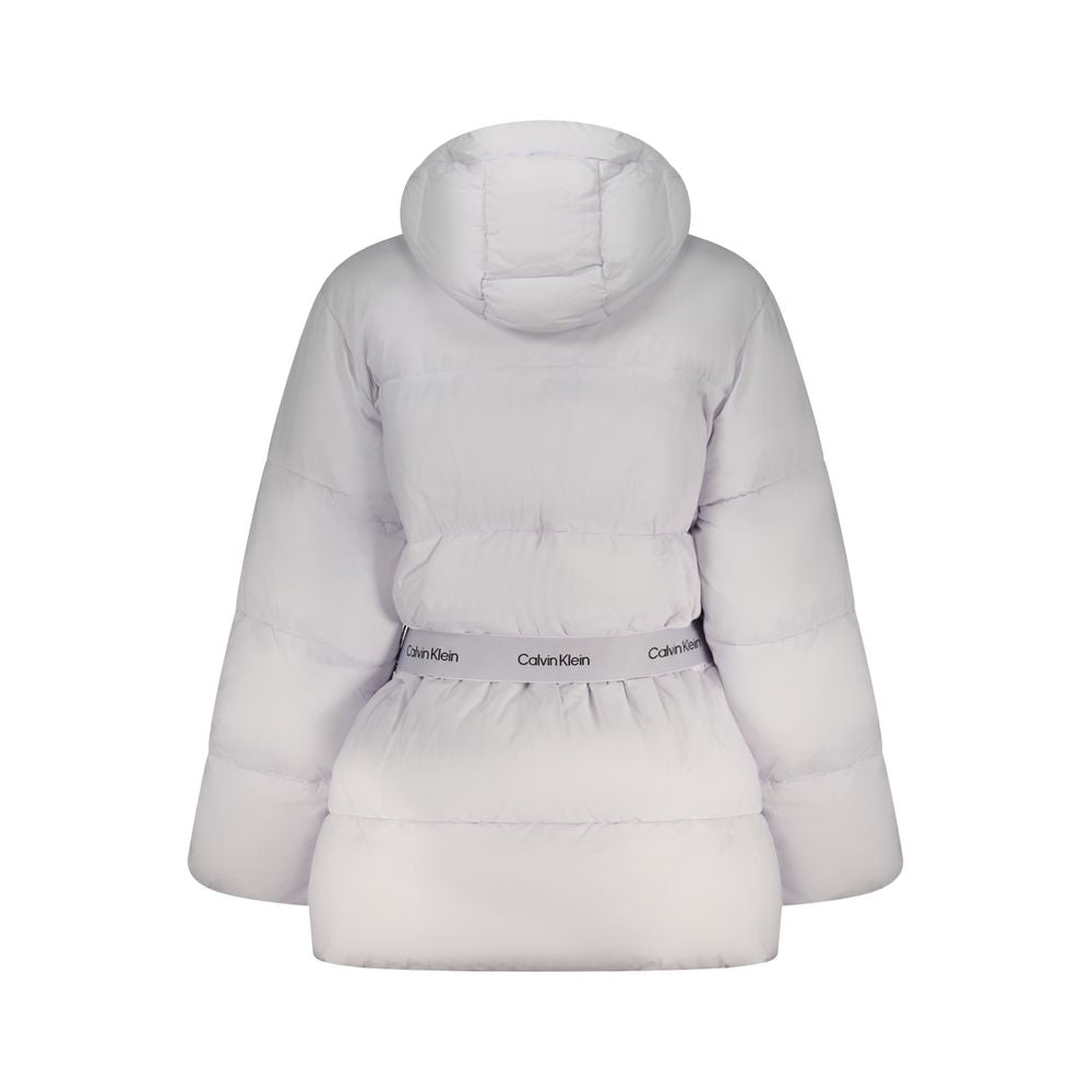 Calvin Klein Purple Nylon Jackets & Coat