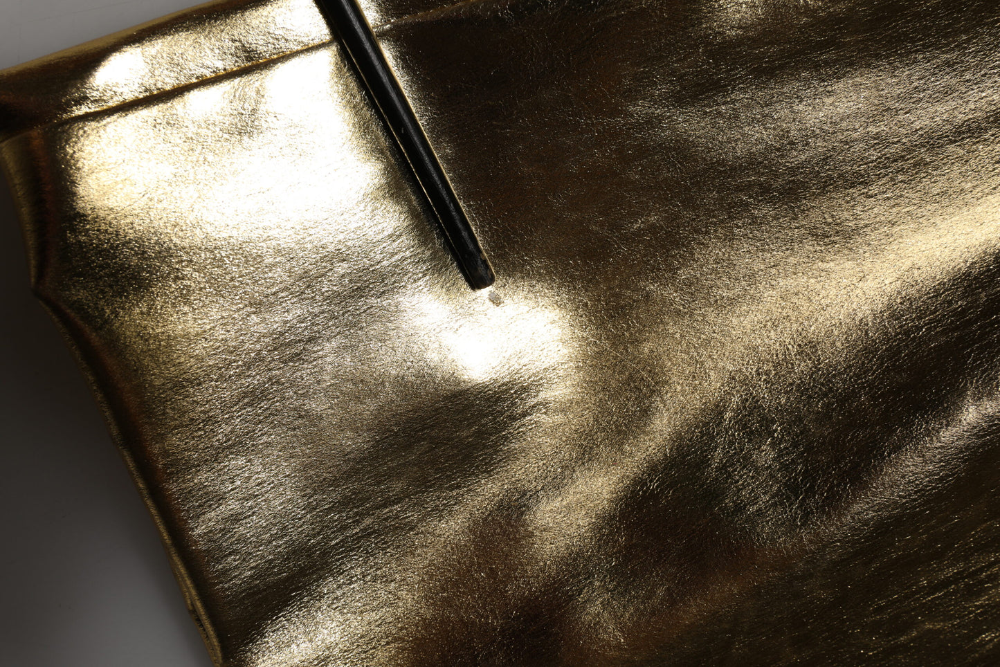 Dolce & Gabbana Gold Acetate Crystal High Waist Mini Skirt