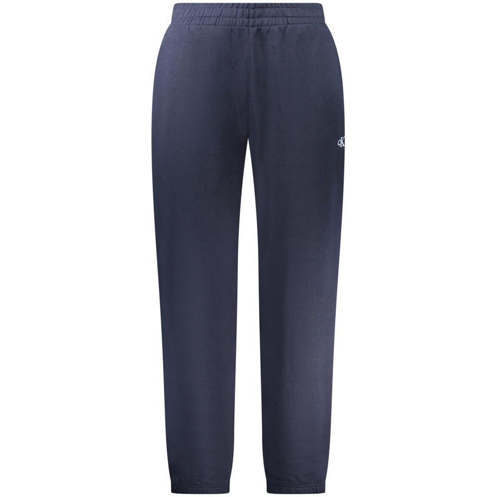 Calvin Klein Blue Cotton Pant