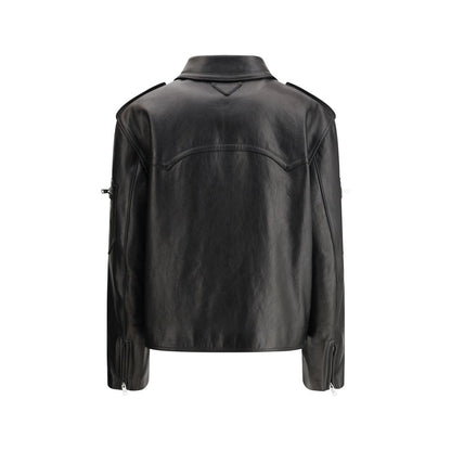 Prada Black Leather Jacket