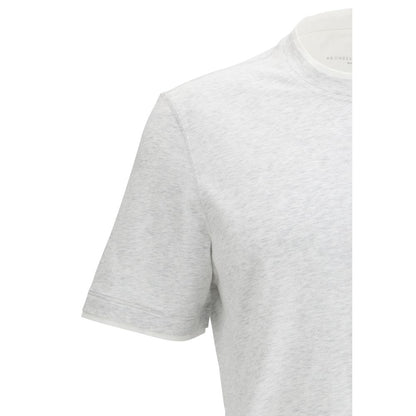 Brunello Cucinelli Gray Cotton T-Shirt