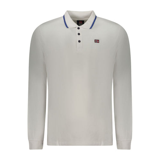 Norway 1963 White Cotton Polo Shirt