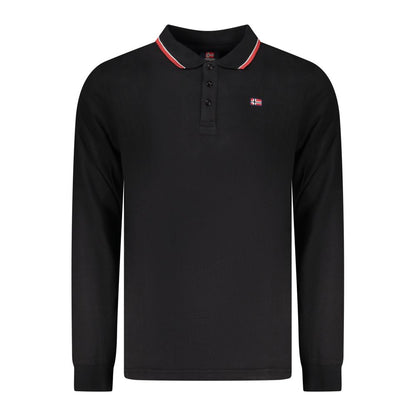 Norway 1963 Black Cotton Polo Shirt