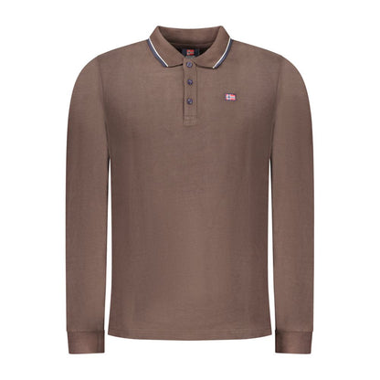 Norway 1963 Brown Cotton Polo Shirt