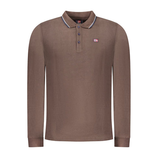 Norway 1963 Brown Cotton Polo Shirt