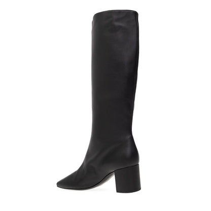 Dolce & Gabbana Black Calfskin Boots