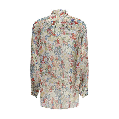Khaite Multicolor Silk Top