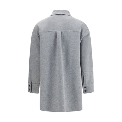 Max Mara Gray Wool Shirt