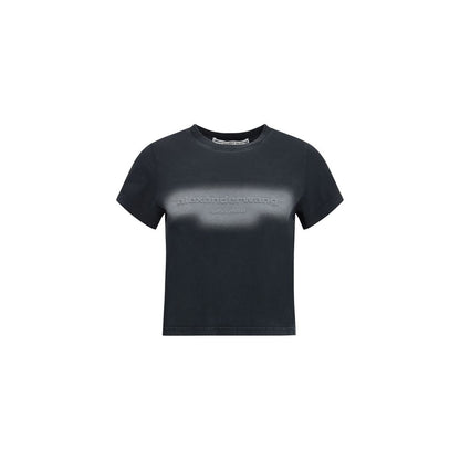 Alexander Wang Black Cotton T-Shirt