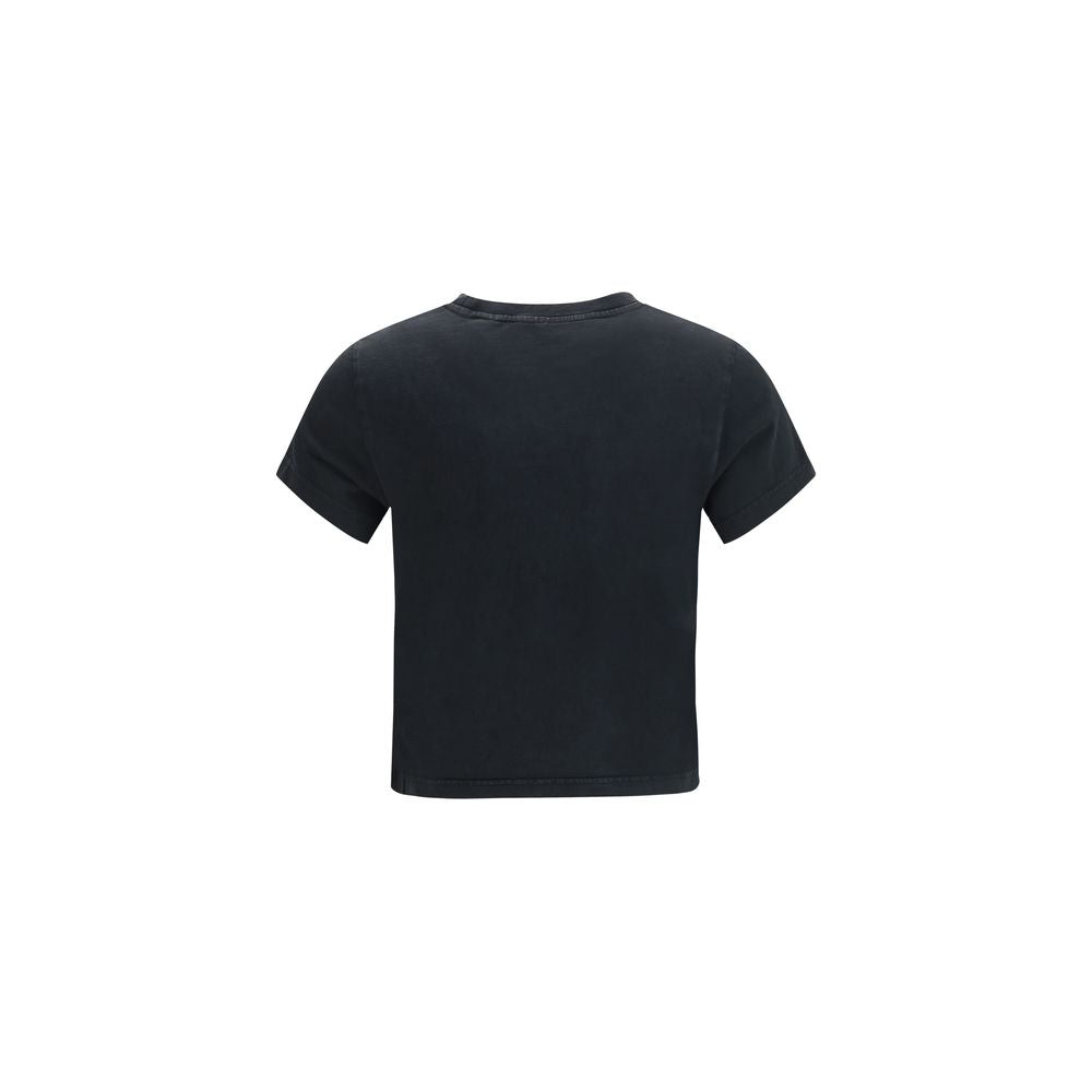 Alexander Wang Black Cotton T-Shirt