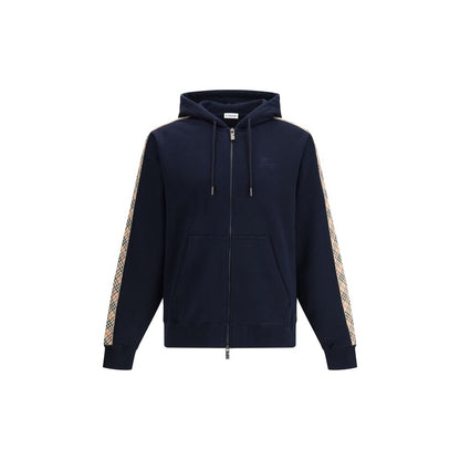Burberry Blue Cotton Sweatshirt