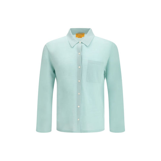 Guest in Residence Light Blue Cashmere Pattern Shirt