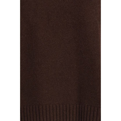 Max Mara Brown Fleece Wool Top