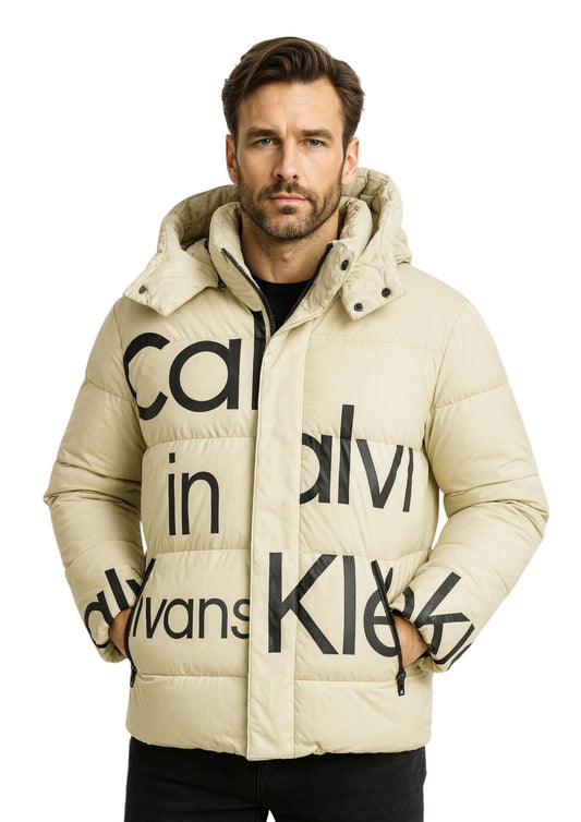 Calvin Klein Beige Polyester Jacket